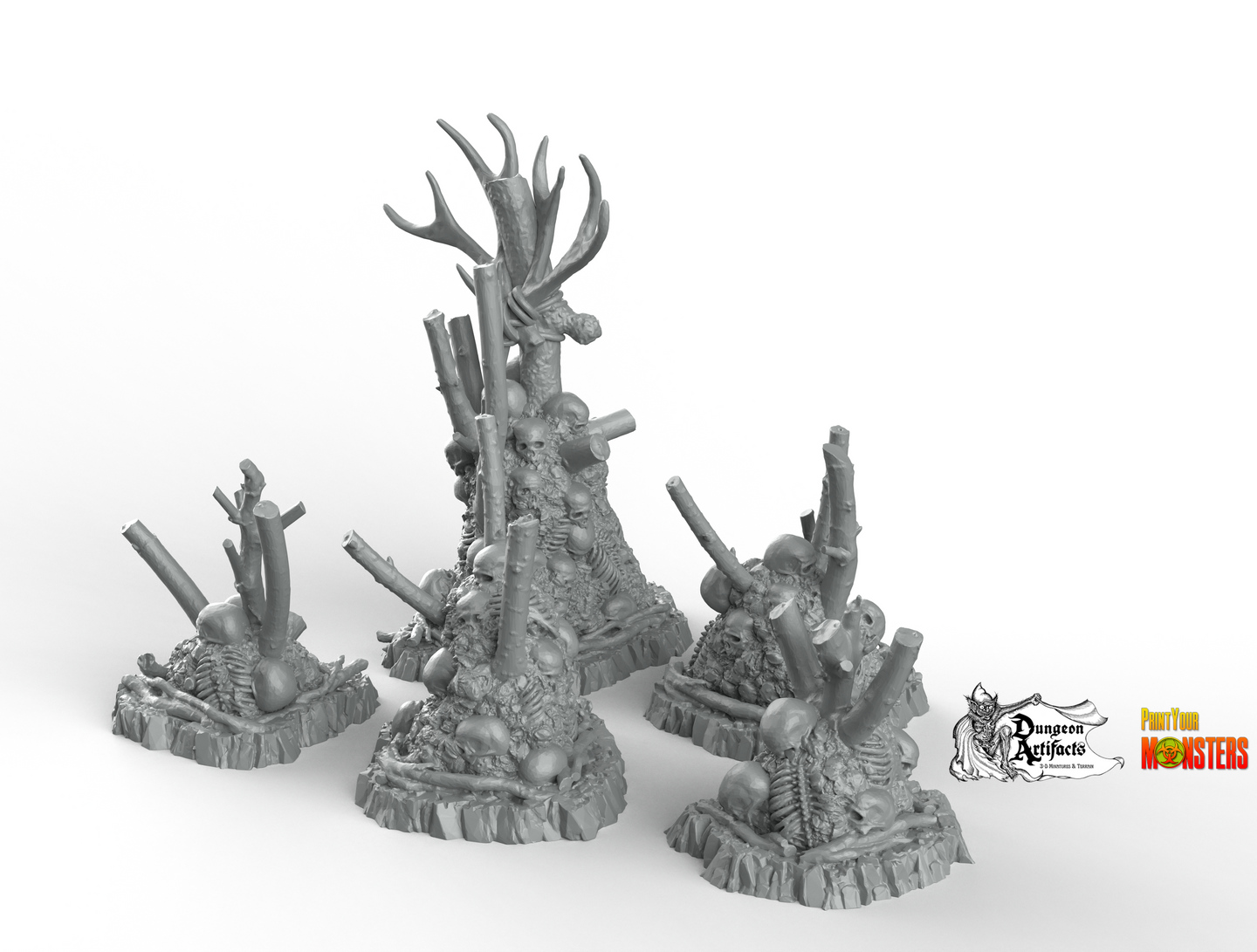 Witch Ornaments - Fantastic Plants and Rocks Vol. 2 - Print Your Monsters - Wargaming D&D DnD