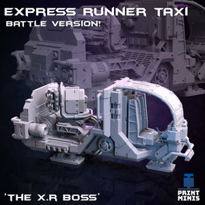 The Express Runner Taxi - Night Market - Print Minis - Wargaming D&D DnD