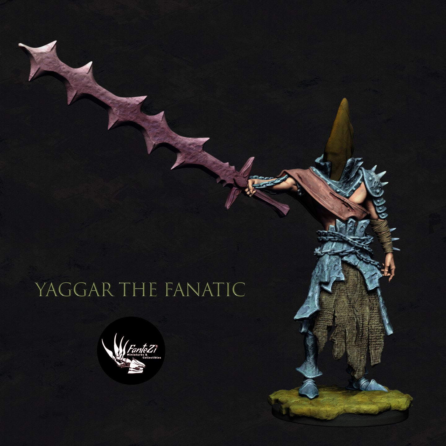 Yaggar the Fanatic - The Cult of Yakon - FanteZi Wargaming D&D DnD