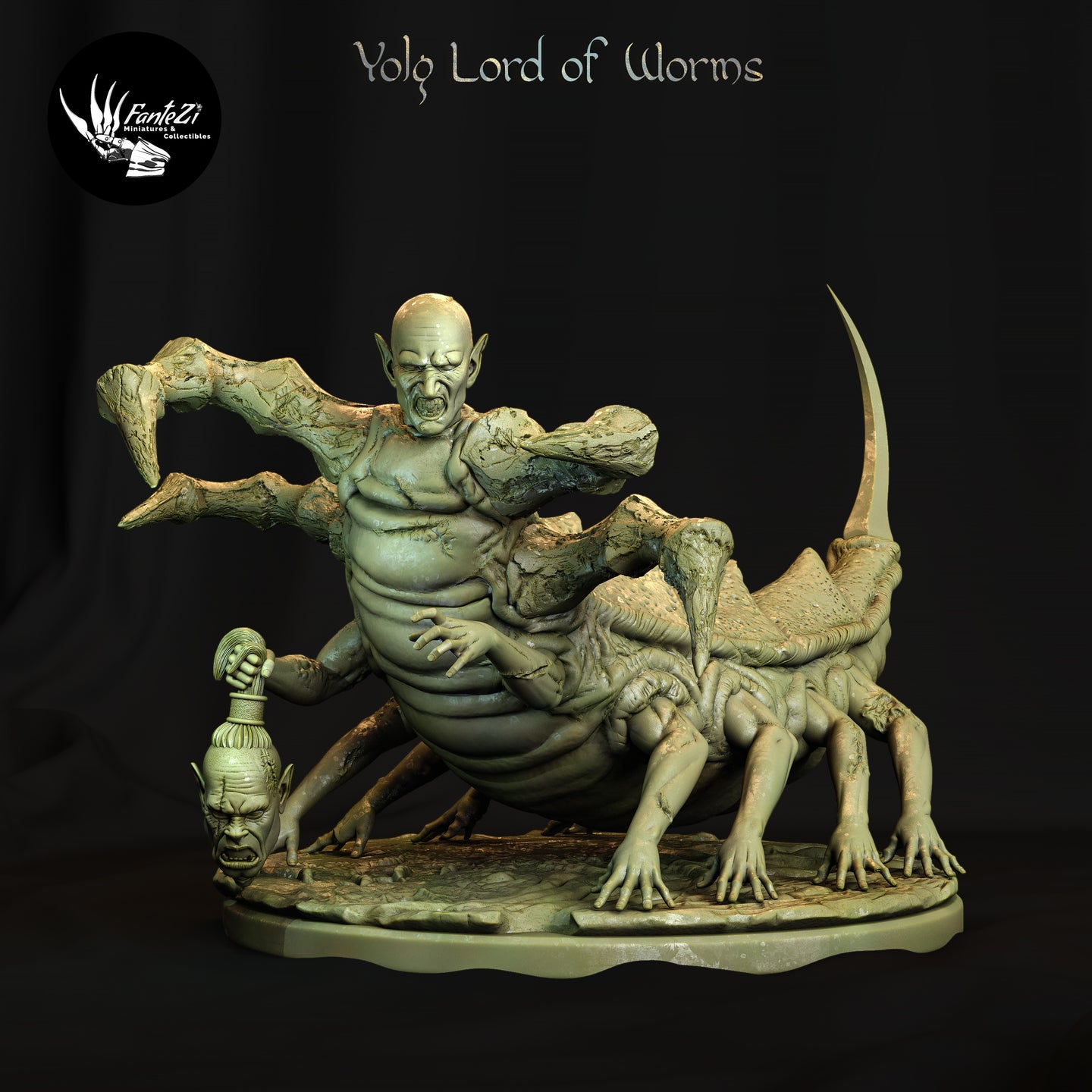 Yolg Lord of Worms - Worms of Yandara - FanteZi Wargaming D&D DnD