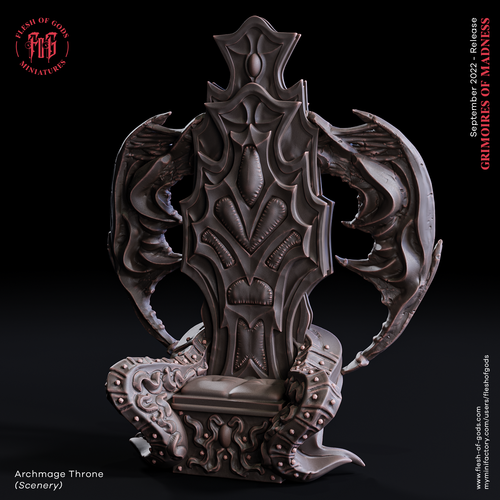 The Archmage Throne - Grimoires of Madness - Flesh of Gods - Wargaming D&D DnD