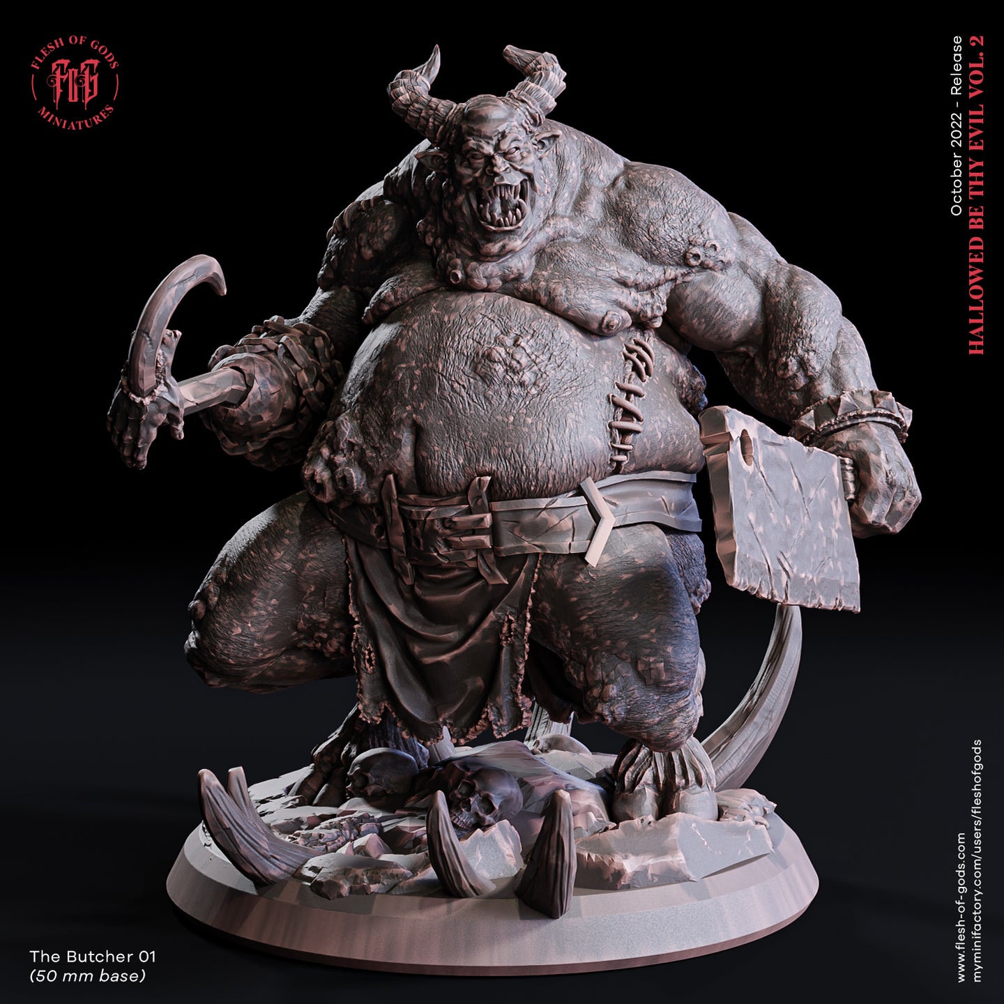 The Butcher 1 - Hallowed By Thy Evil Vol. 2  - Flesh of Gods - Wargaming D&D DnD