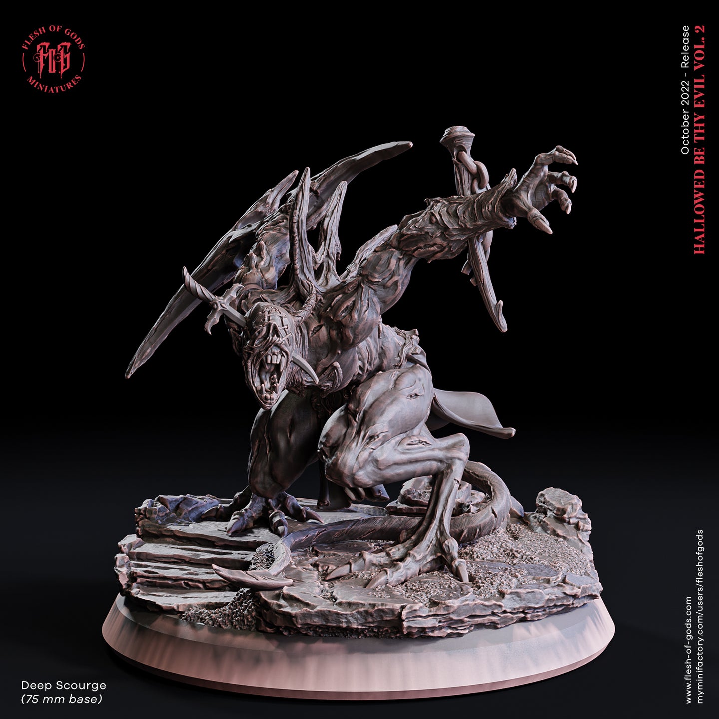 Deep Scourge - Hallowed Be Thy Evil Pt2 - Flesh of Gods - Wargaming D&D DnD