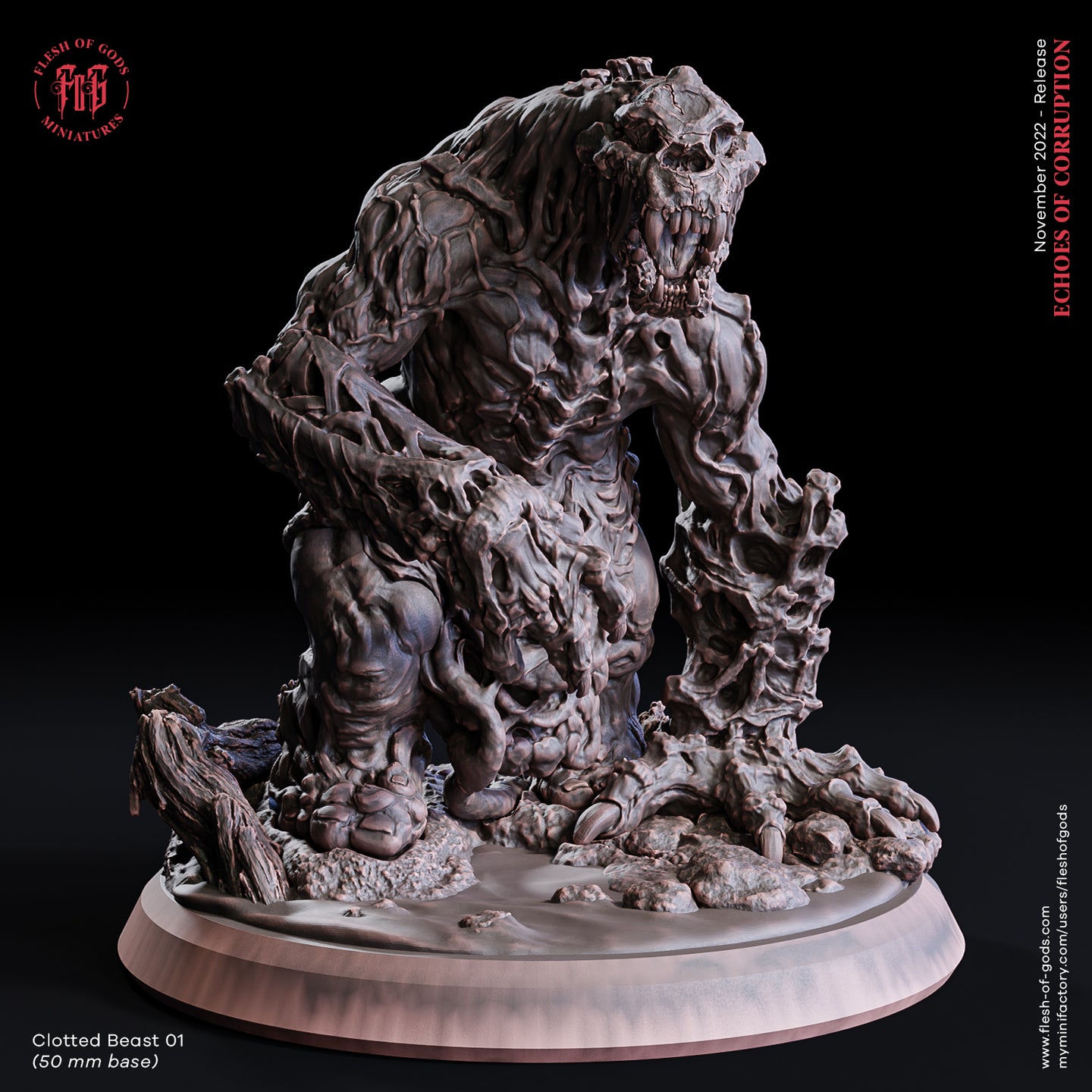 Clotted Beast 1 - Echoes of Corruption - Flesh of Gods - Wargaming D&D DnD