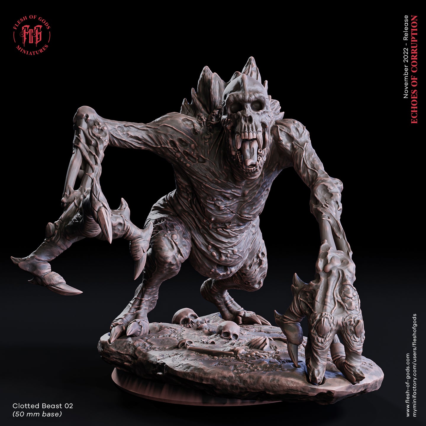 Clotted Beast 2 - Echoes of Corruption - Flesh of Gods - Wargaming D&D DnD