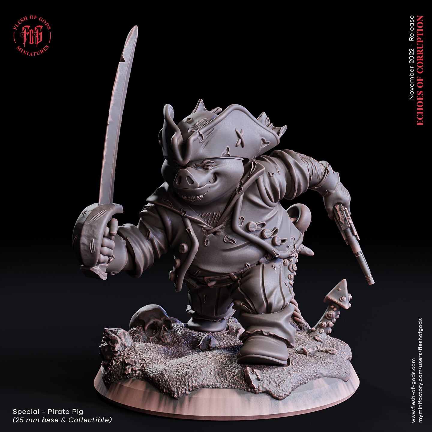 Pirate Pork - Echoes of Corruption - Flesh of Gods - Wargaming D&D DnD