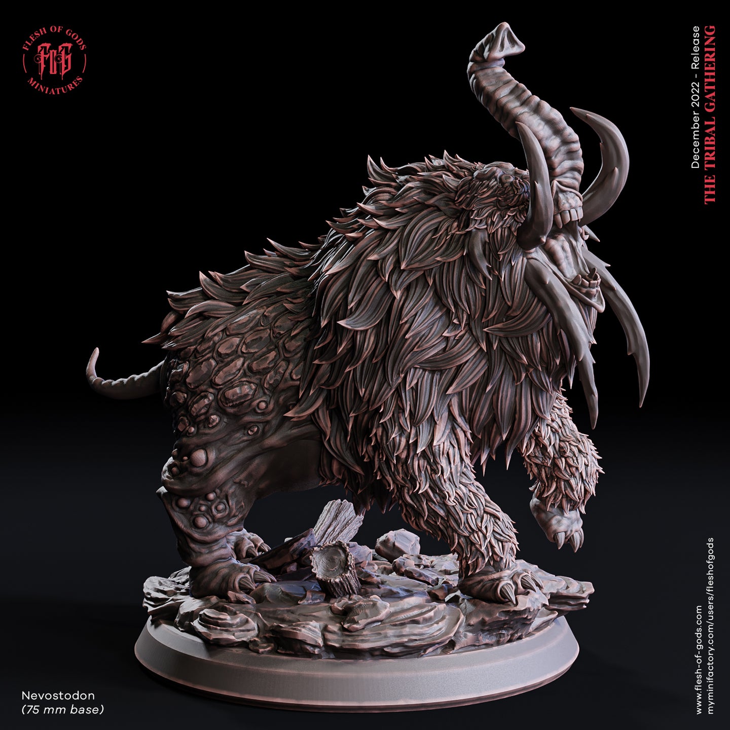 Nevostodon - The Tribal Gathering - Flesh of Gods - Wargaming D&D DnD