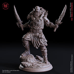 Twinblade, Lord of Bandits - The Tribal Gathering - Flesh of Gods - Wargaming D&D DnD