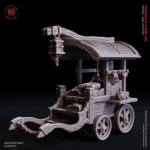 Merchant Cart - The Tribal Gathering - Flesh of Gods - Wargaming D&D DnD