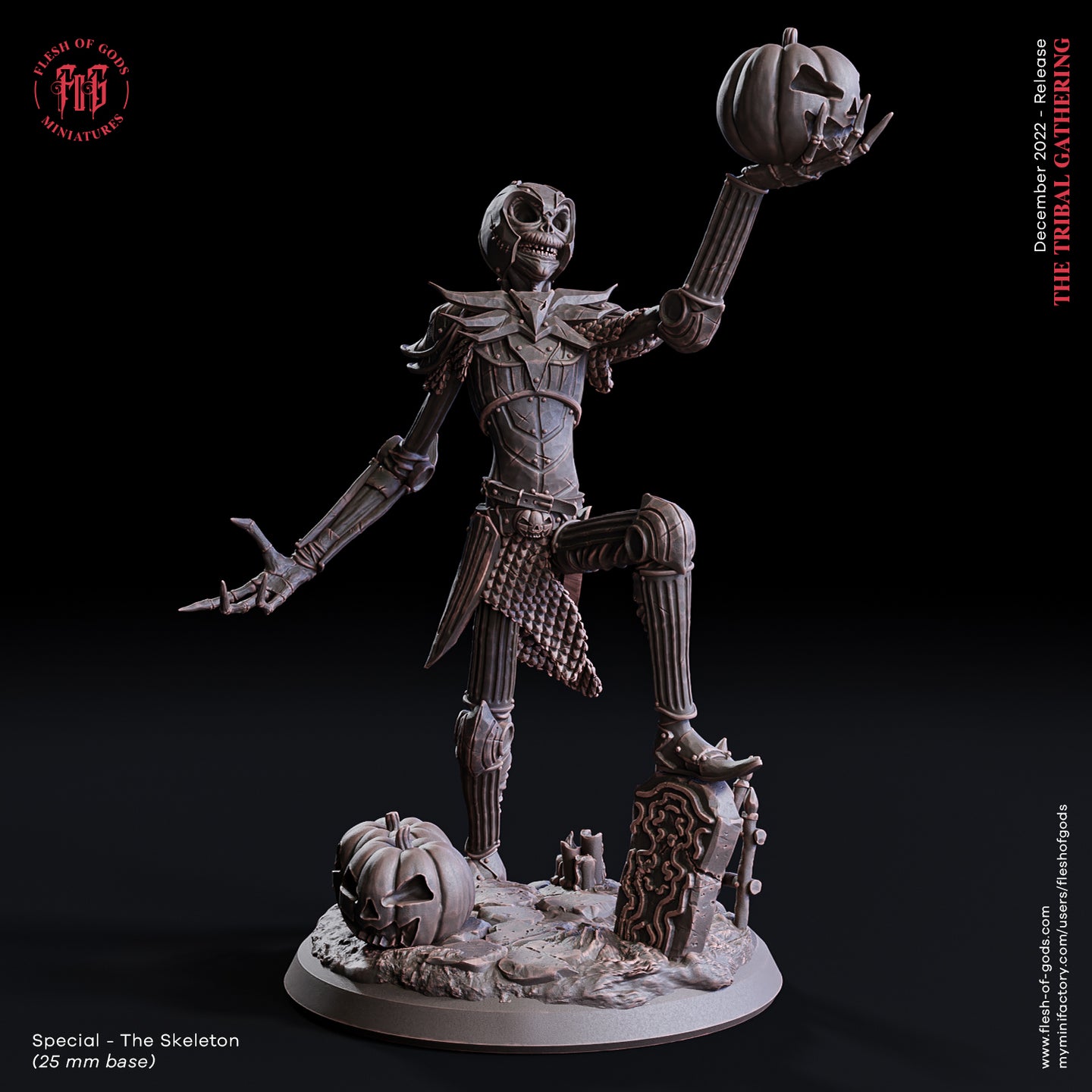The Skeleton - The Tribal Gathering - Flesh of Gods - Wargaming D&D DnD