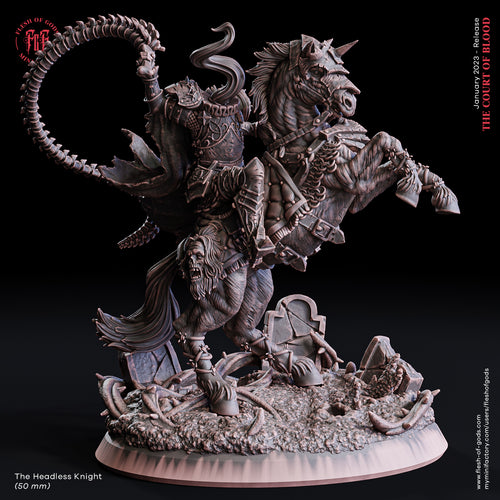 Headless Knight - The Court of Blood - Flesh of Gods - Wargaming D&D DnD