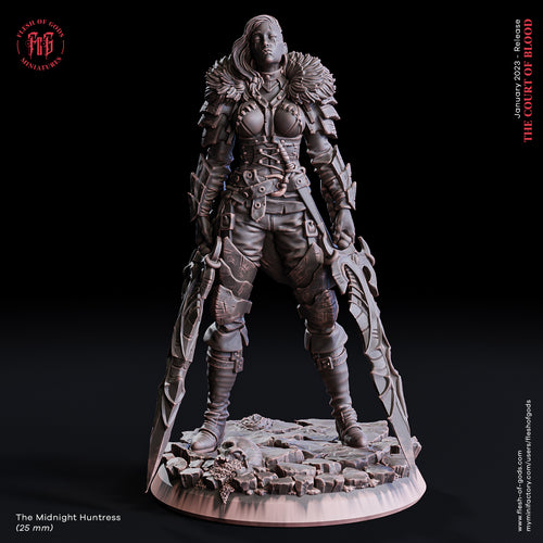 Midnight Huntress - The Court of Blood - Flesh of Gods - Wargaming D&D DnD