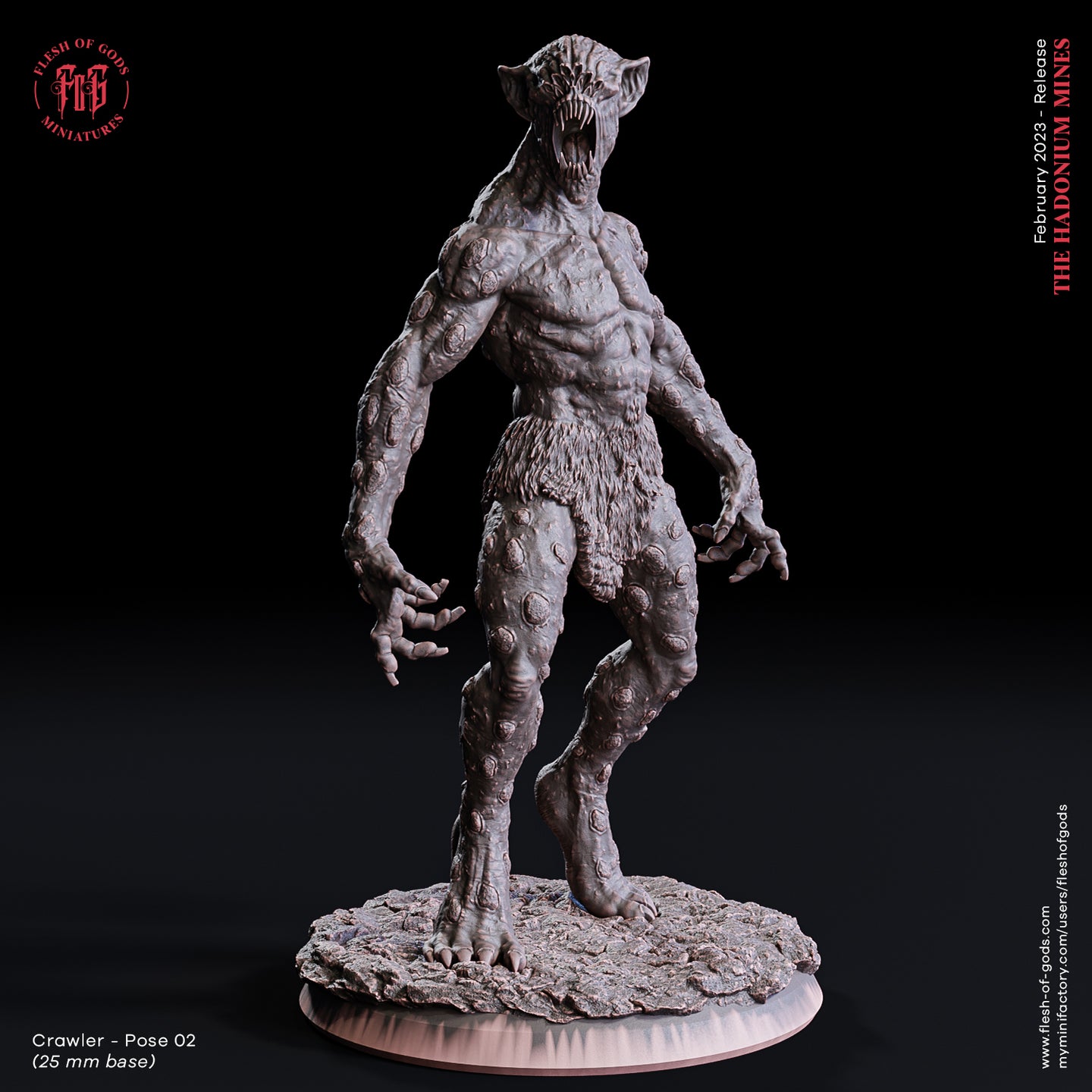 Crawler 2 - The Hadonium Mines - Flesh of Gods - Wargaming D&D DnD