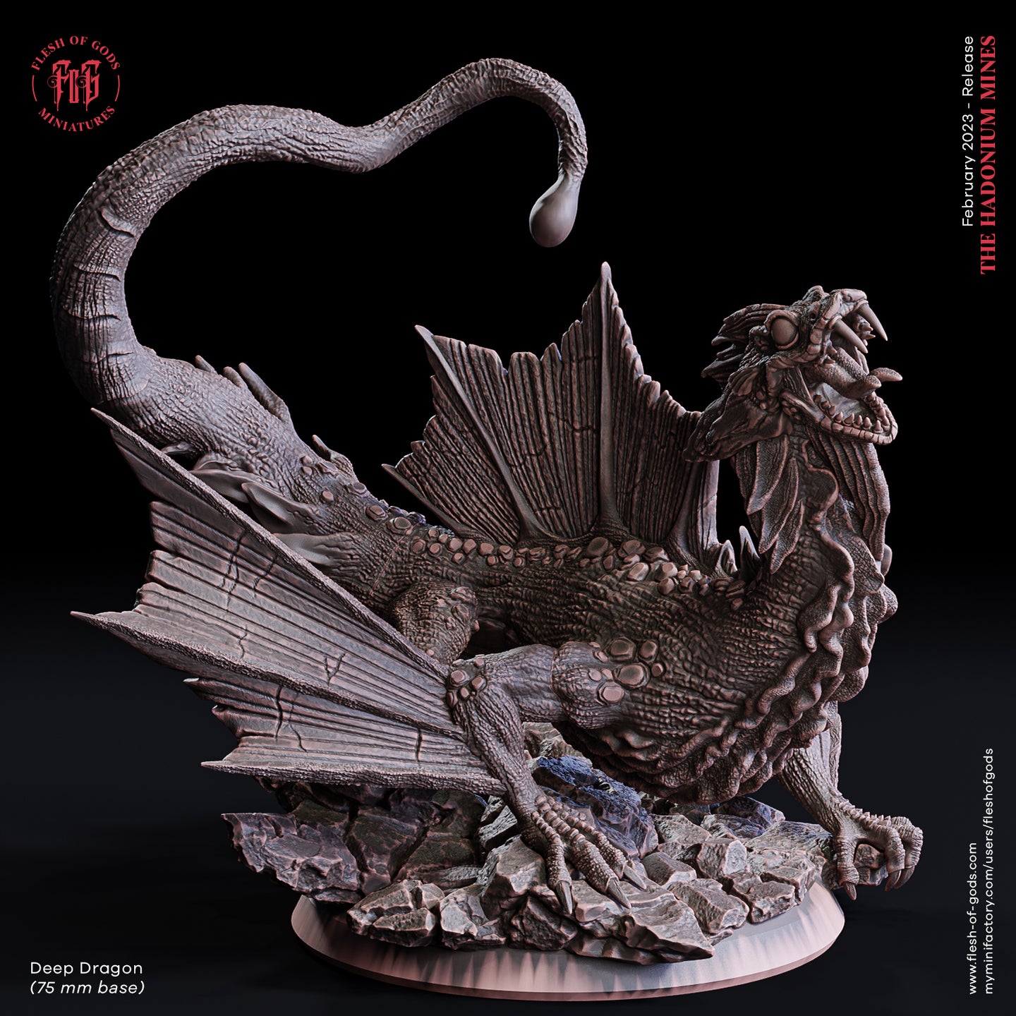 Deep Dragon - The Hadonium Mines - Flesh of Gods - Wargaming D&D DnD