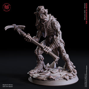 Mutant Miner - The Hadonium Mines - Flesh of Gods - Wargaming D&D DnD