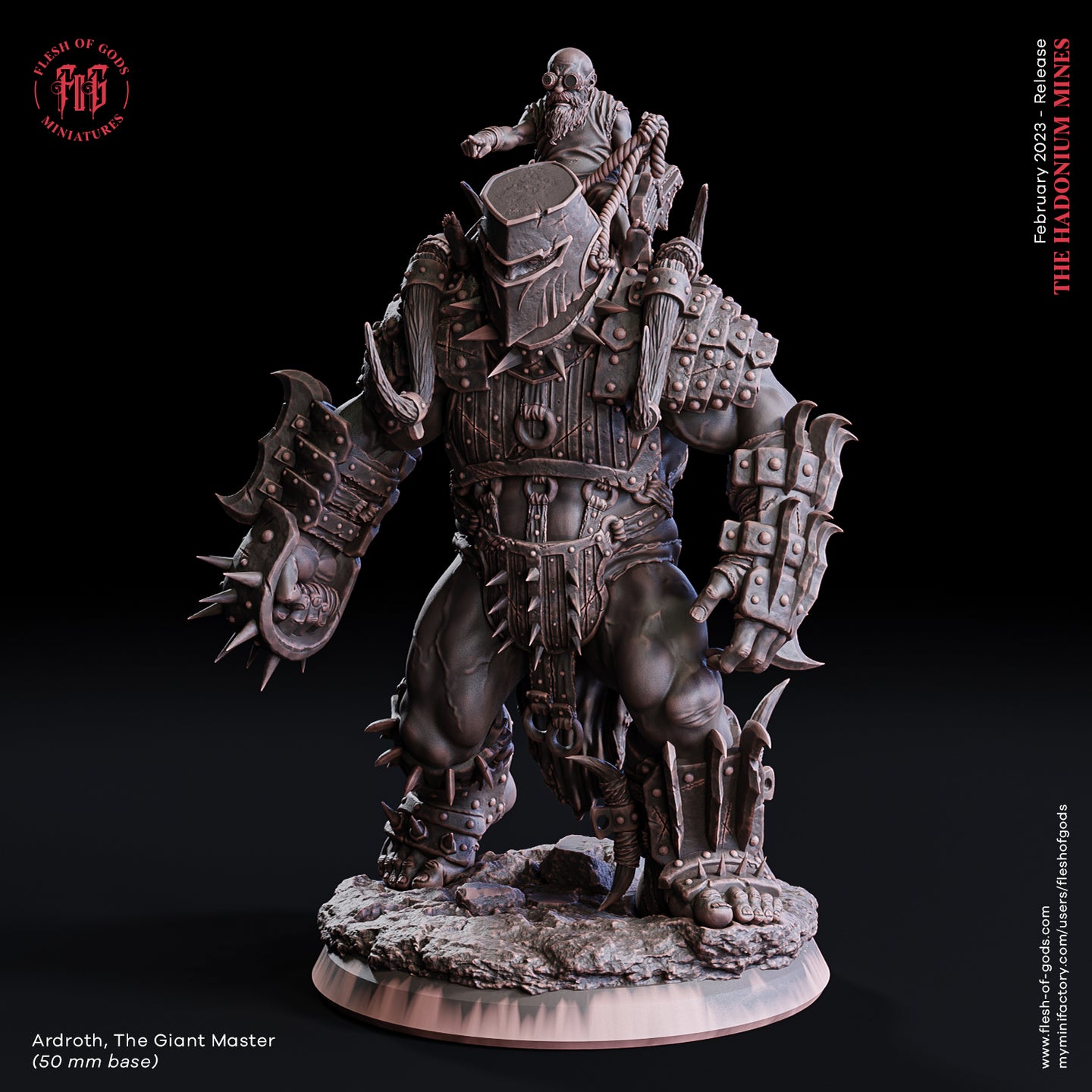 Ardoth, The Giant Master - The Hadonium Mines - Flesh of Gods - Wargaming D&D DnD
