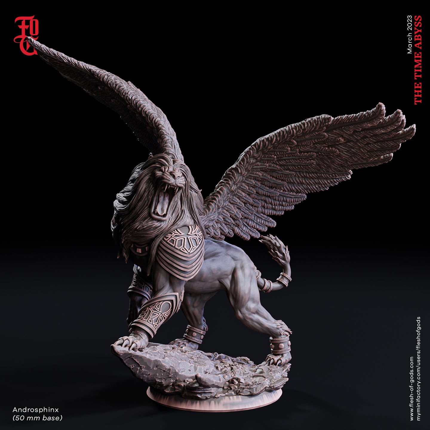 Androsphinx - The Time Abyss - Flesh of Gods - Wargaming D&D DnD