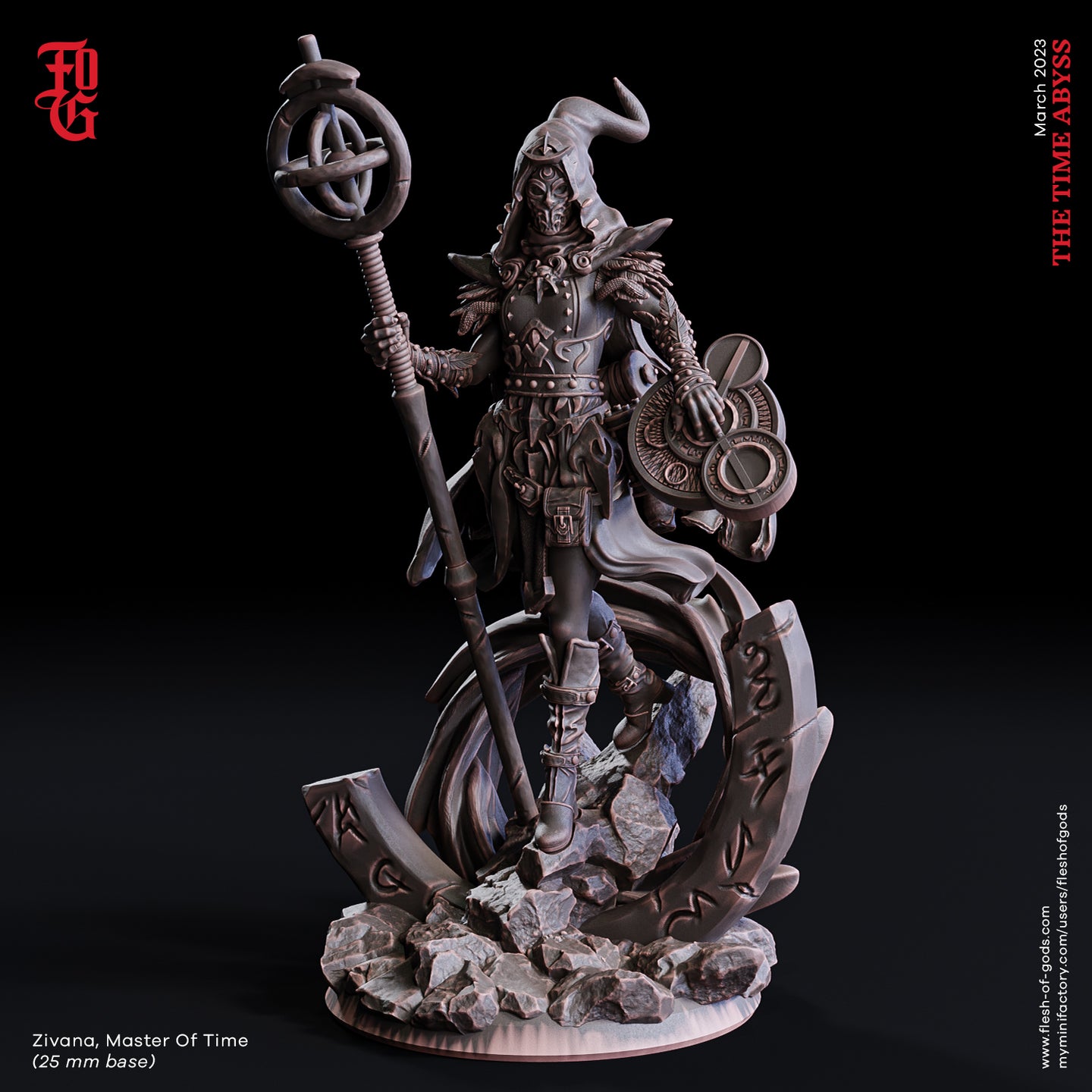 Zivana, Master of Time - The Time Abyss - Flesh of Gods - Wargaming D&D DnD
