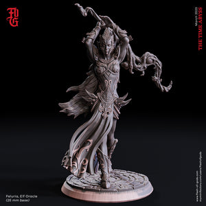 Feluria, Elf Oracle - The Time Abyss - Flesh of Gods - Wargaming D&D DnD
