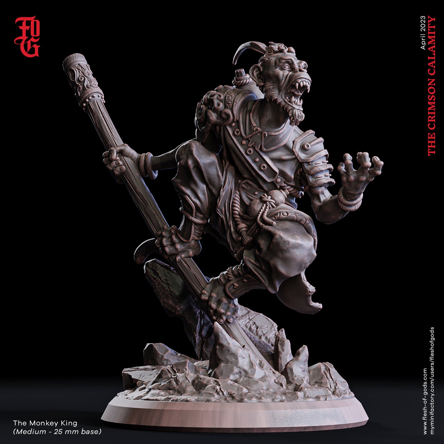 The Monkey King - The Crimson Calamity - Flesh of Gods - Wargaming D&D DnD