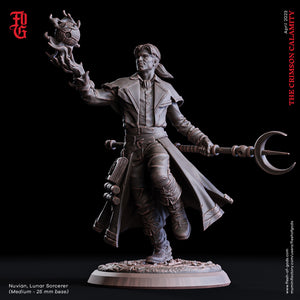 Nuvian, Lunar Sorcerer - The Crimson Calamity - Flesh of Gods - Wargaming D&D DnD