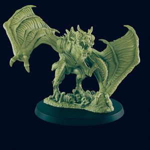 Mutated Bat Beastie - Beyond the Badlands - EC3D - Wasteland Terrain Wargaming D&D DnD 25mm 28mm 32mm 40mm 54mm 75mm