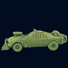 Load image into Gallery viewer, Wasteland Battle Car - Beyond the Badlands - EC3D - Wasteland Terrain Wargaming D&amp;D DnD 15mm 20mm 25mm 28mm 32mm 40mm 54mm 75mm