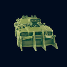 Load image into Gallery viewer, Wasteland Battle Car - Beyond the Badlands - EC3D - Wasteland Terrain Wargaming D&amp;D DnD 15mm 20mm 25mm 28mm 32mm 40mm 54mm 75mm