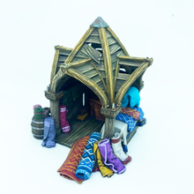 Load image into Gallery viewer, Market Stalls - Torbridge Cull - Infinite Dimensions Terrain Wargaming D&amp;D DnD 15mm 20mm 25mm 28mm 32mm 40mm Painted options