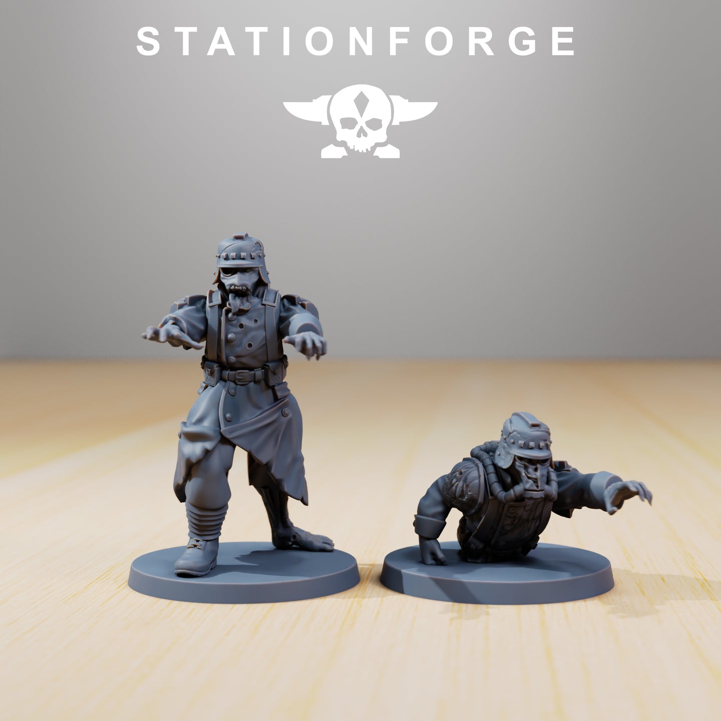Zombified Grim Guard - StationForge - Wargaming D&D DnD