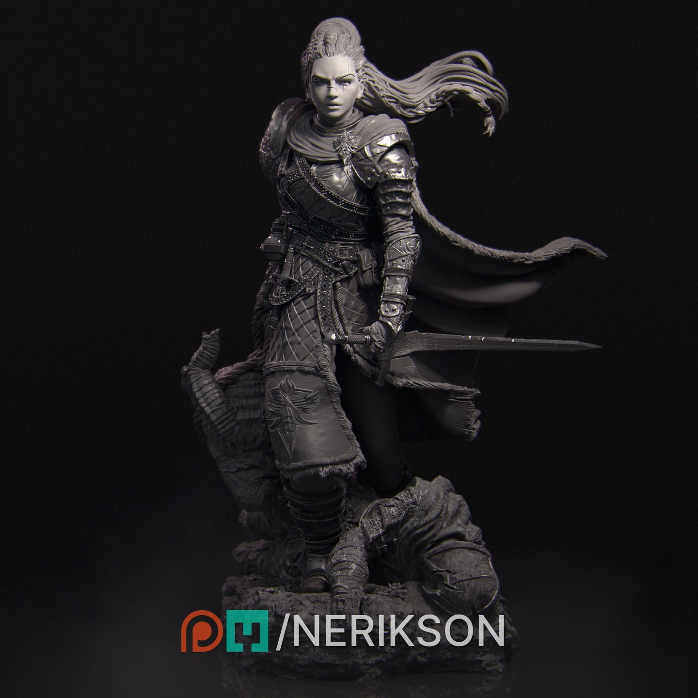 Kalia, The Monster Hunter - Nerikson - Wargaming D&D DnD
