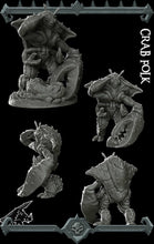 Load image into Gallery viewer, Crab Folk - Wargaming Miniatures Monster Rocket Pig Games D&amp;D, DnD
