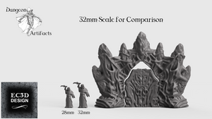 Ice Palace Entrance - 15mm 28mm 32mm Wilds of Wintertide Wargaming Terrain D&D, DnD