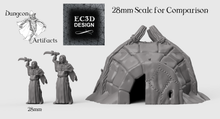 Load image into Gallery viewer, Hunter&#39;s Igloo - 15mm 28mm 32mm Wilds of Wintertide Wargaming Terrain D&amp;D DnD