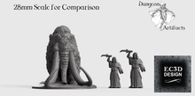 Load image into Gallery viewer, Armored Woolly Mammoth -  15mm 28mm 32mm 42mm Wilds of Wintertide Wargaming Terrain D&amp;D, DnD