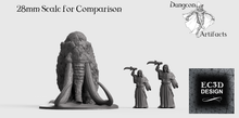 Load image into Gallery viewer, Woolly Mammoth -  15mm 28mm 32mm 42mm Wilds of Wintertide Wargaming Terrain D&amp;D, DnD
