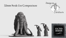 Load image into Gallery viewer, Woolly Mammoth -  15mm 28mm 32mm 42mm Wilds of Wintertide Wargaming Terrain D&amp;D, DnD