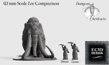 Load image into Gallery viewer, Woolly Mammoth -  15mm 28mm 32mm 42mm Wilds of Wintertide Wargaming Terrain D&amp;D, DnD