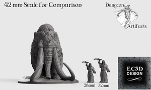 Woolly Mammoth -  15mm 28mm 32mm 42mm Wilds of Wintertide Wargaming Terrain D&D, DnD