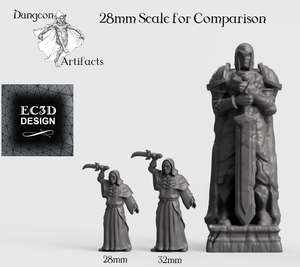 Wintertide Statue - 15mm 28mm 32mm Wilds of Wintertide Wargaming Terrain D&D, DnD