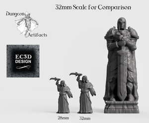 Wintertide Statue - 15mm 28mm 32mm Wilds of Wintertide Wargaming Terrain D&D, DnD