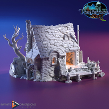 Load image into Gallery viewer, Fishing Shack - Torbridge Cull - Infinite Dimensions Terrain Wargaming D&amp;D DnD 15mm 20mm 25mm 28mm