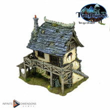 Load image into Gallery viewer, Grumble&#39;s Cottage - Torbridge Cull - Infinite Dimensions Terrain Wargaming D&amp;D DnD 15mm 20mm 25mm 28mm 32mm 40mm Painted options