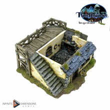 Load image into Gallery viewer, Grumble&#39;s Cottage - Torbridge Cull - Infinite Dimensions Terrain Wargaming D&amp;D DnD 15mm 20mm 25mm 28mm 32mm 40mm Painted options