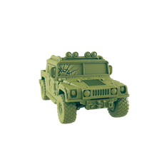 Load image into Gallery viewer, Wasteland Humvee - Beyond the Badlands - EC3D - Wasteland Terrain Wargaming D&amp;D DnD 15mm 20mm 25mm 28mm 32mm 40mm 54mm 75mm