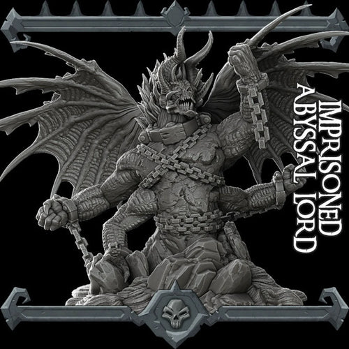Imprisoned Abyssal Lord - Rocket Pig Games Wargaming DnD D&D