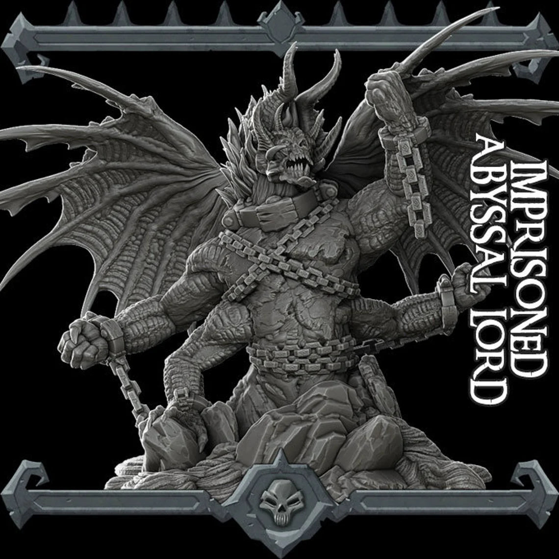 Imprisoned Abyssal Lord - Rocket Pig Games Wargaming DnD D&D