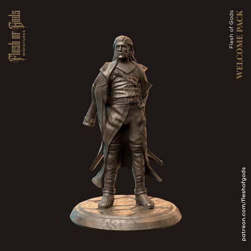 Gandill, The Guildmaster - Welcome Pack - Flesh of Gods Wargaming D&D DnD