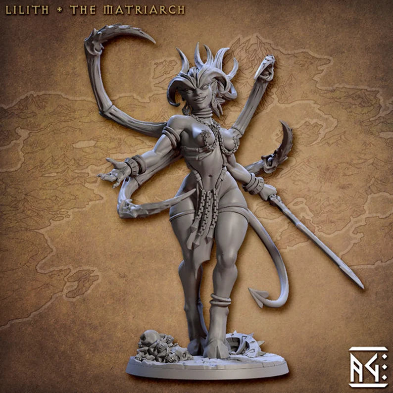 Lilith, the Matriarch - The Demon King's Spawn - Artisan Guild Minis Wargaming D&D DnD