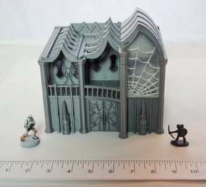 Dark Elf Noble House - Skyless Realms 15mm 28mm 32mm Wargaming Terrain D&D, DnD